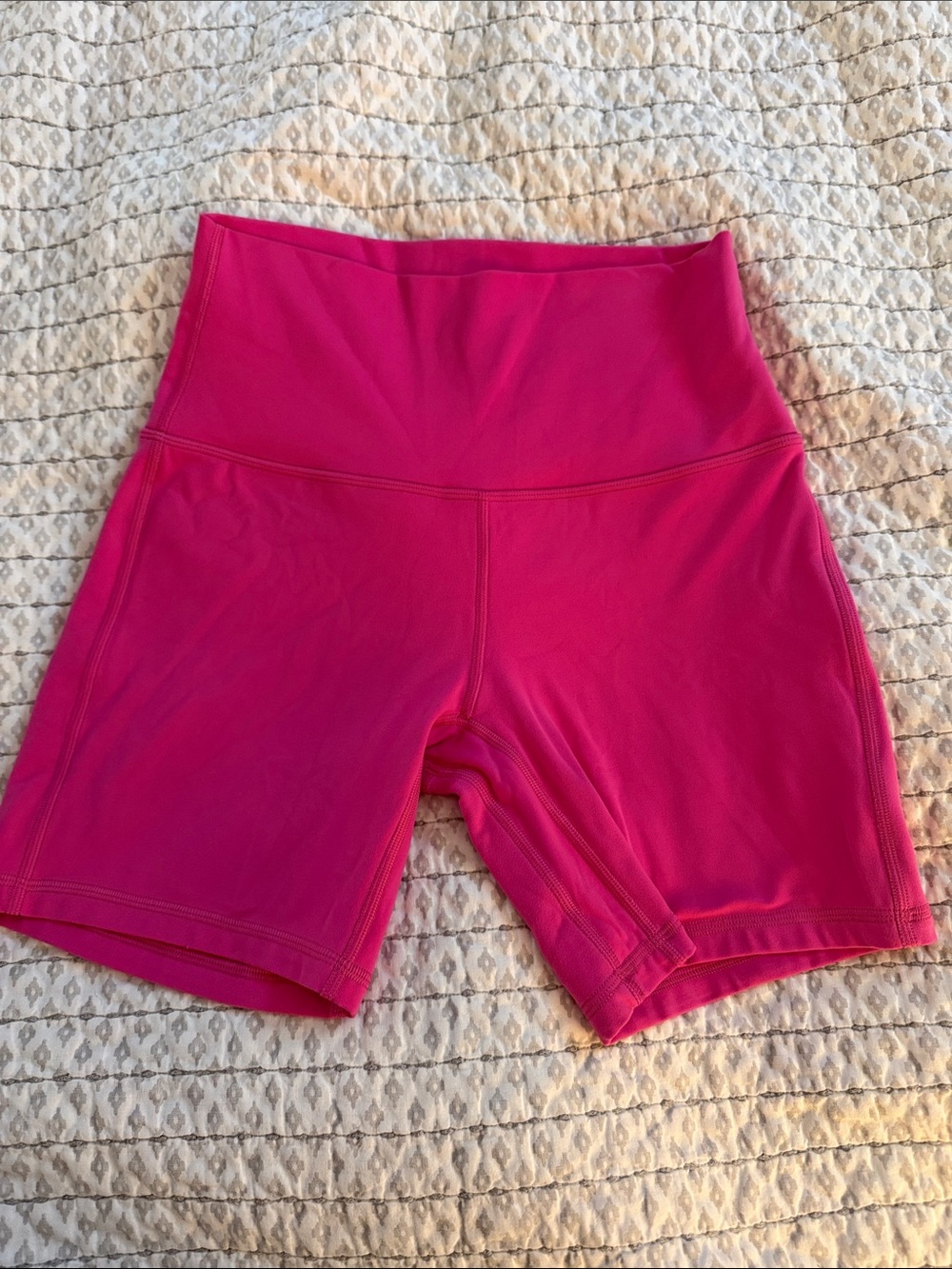 lululemon athletica High-Rise Bike Shorts - Hot Pink